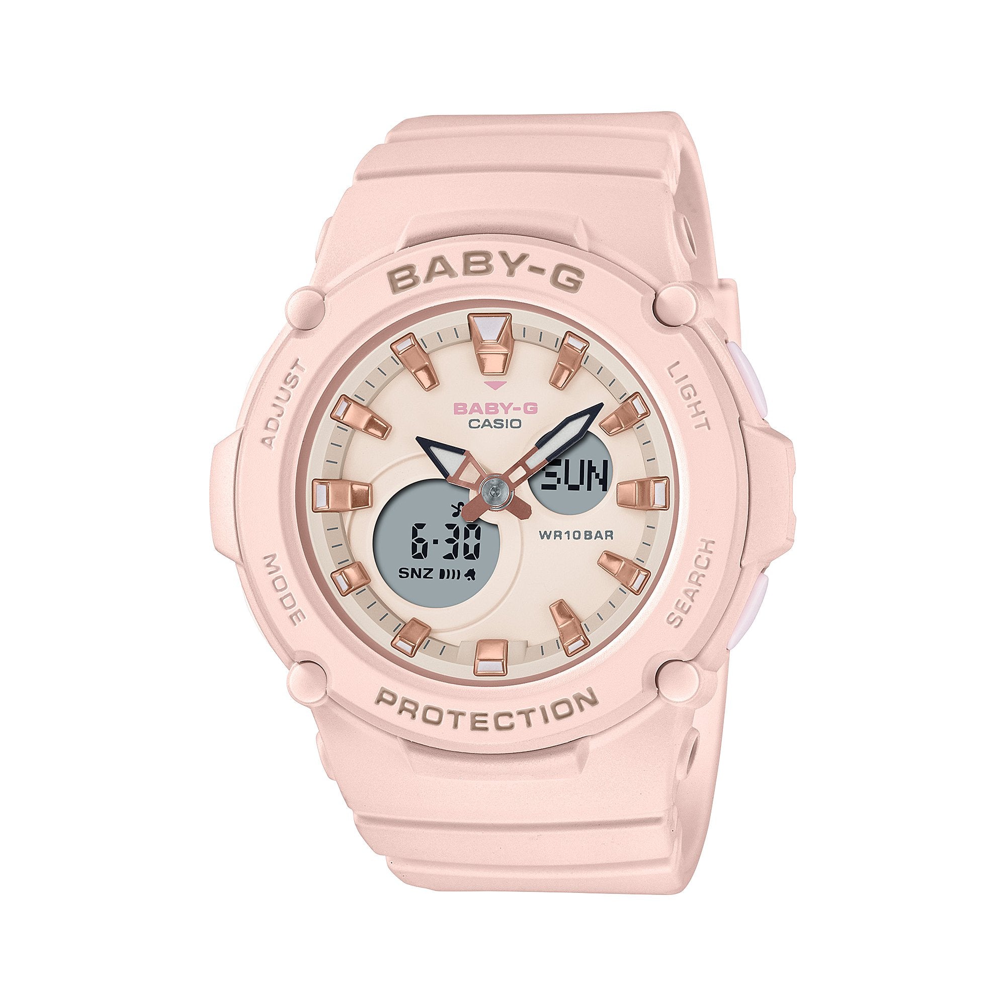 Baby g clearance pink rose gold