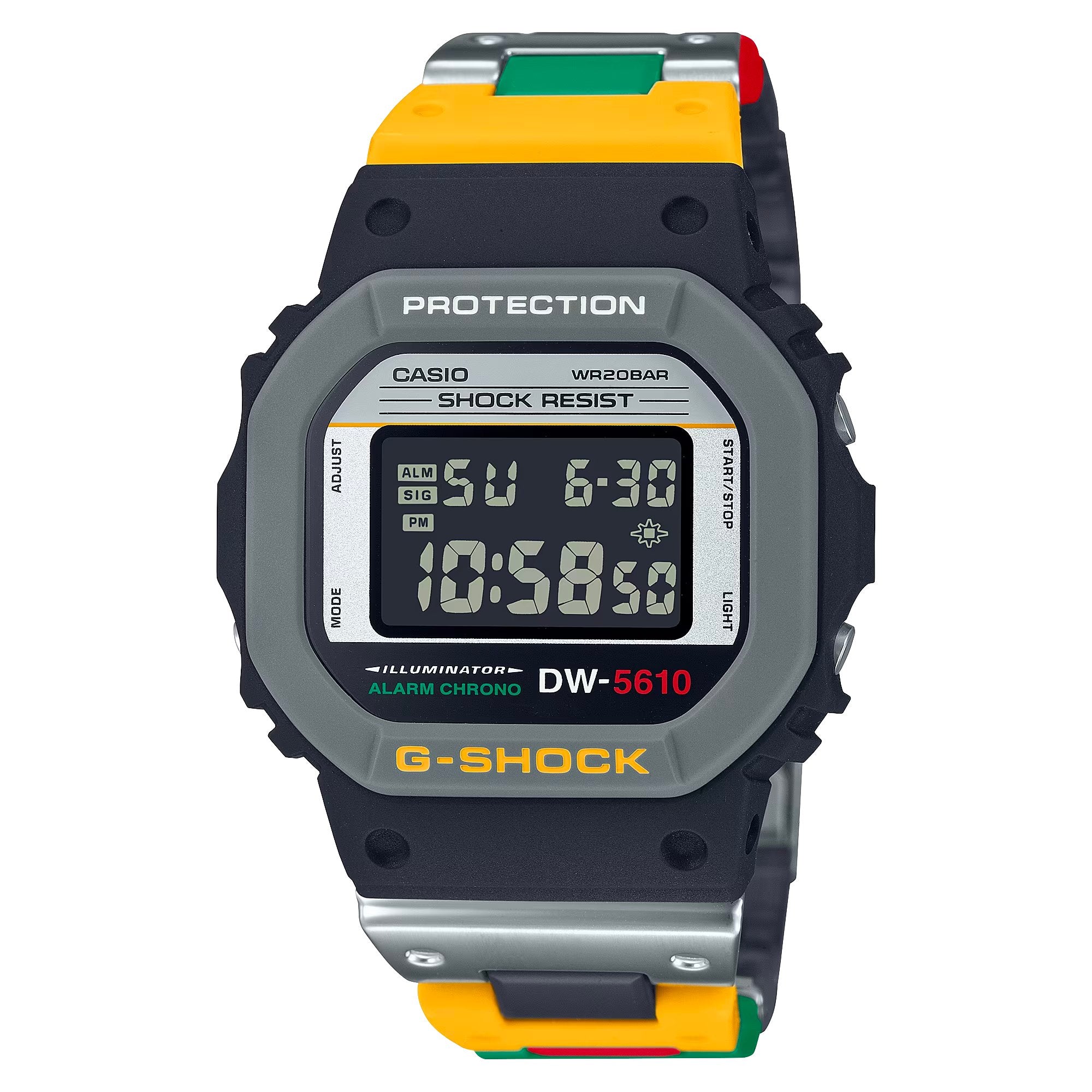 Black g shock online digital watch