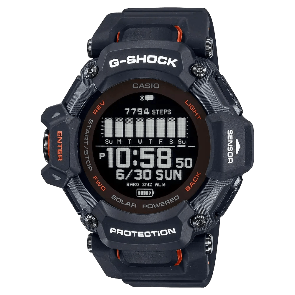 G-SHOCK GBDH2000-1A G-SQUAD Heart Rate Fitness Watch