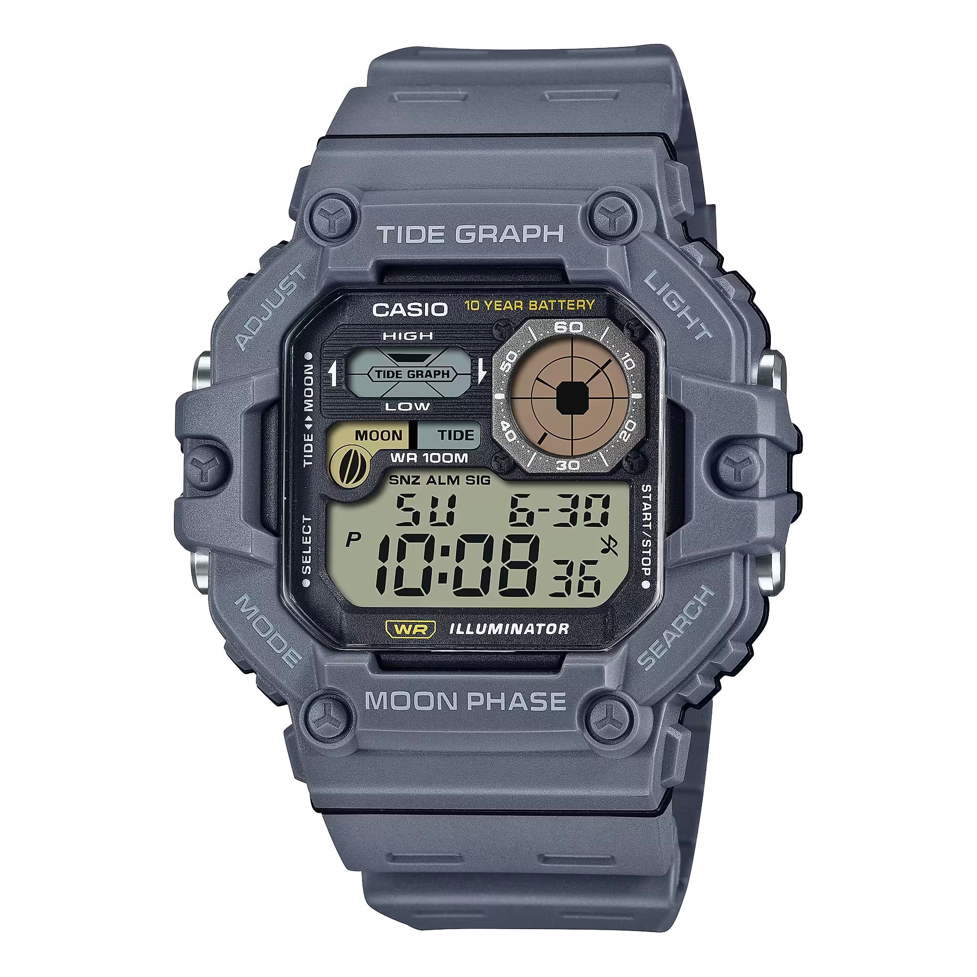 Casio 10 year on sale battery digital watch