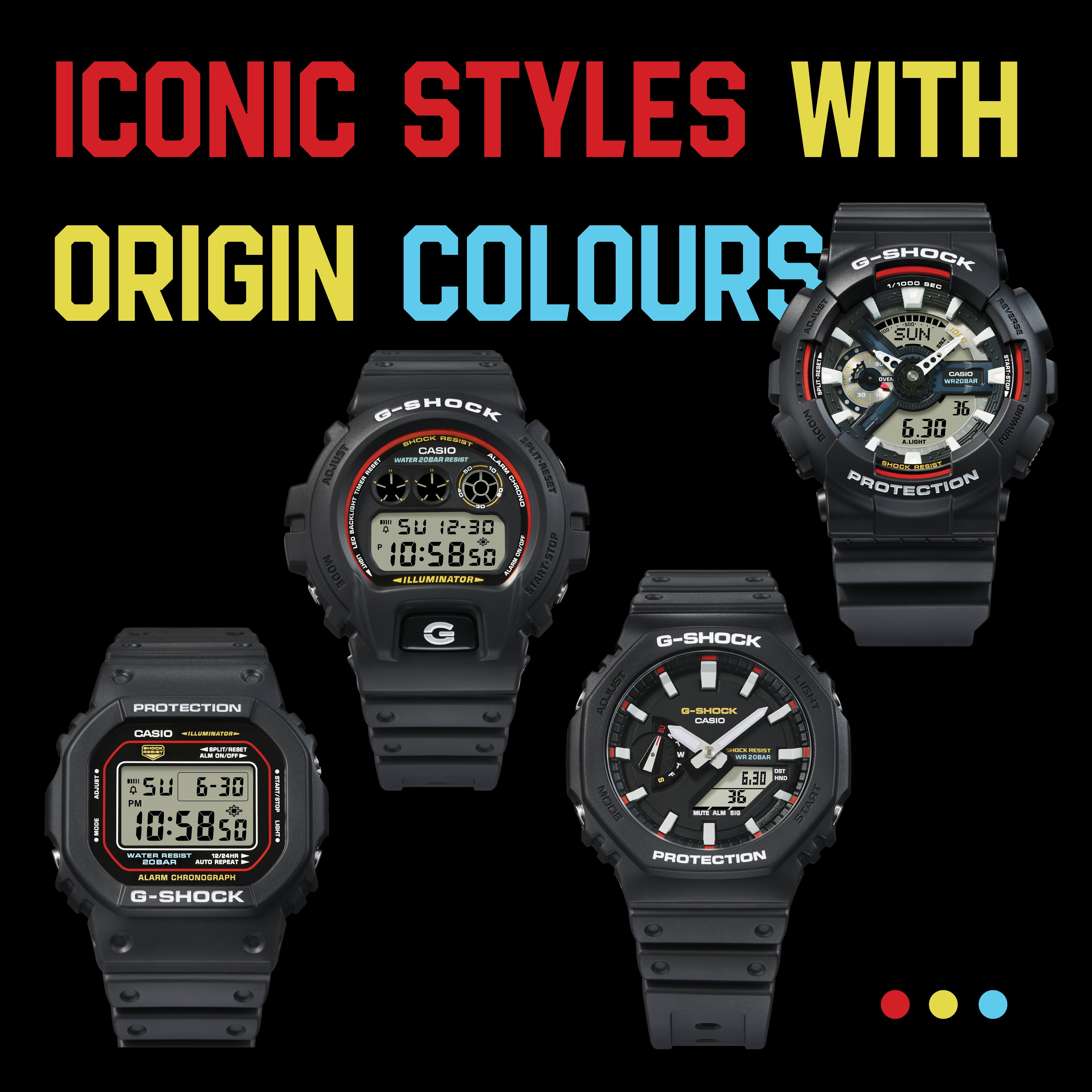 1983 to Infinity: G-SHOCK’s Heritage Colours Are Tougher Than Ever