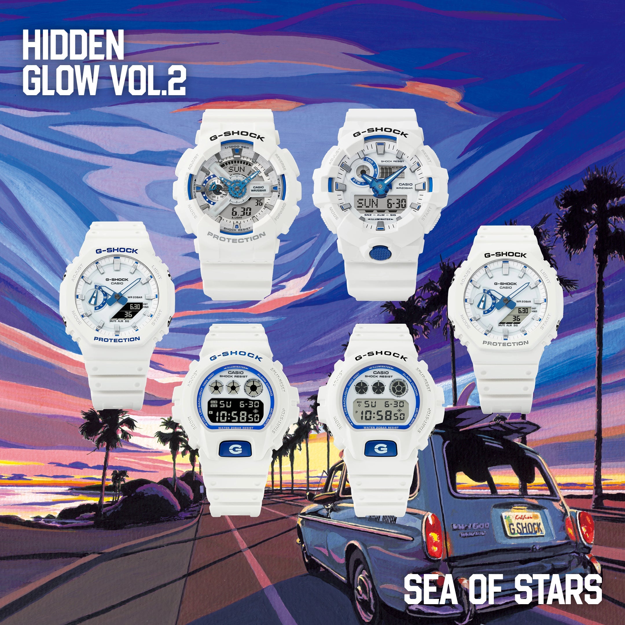 WHITE & TOUGH: G-SHOCK’S HIDDEN GLOW DROP HITS DIFFERENT