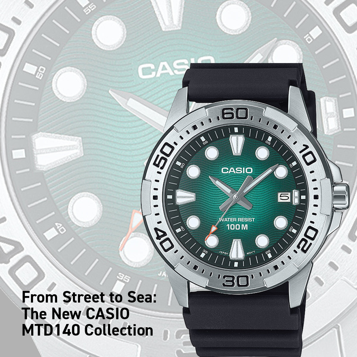 From Street to Sea: The New CASIO MTD140 Collection
