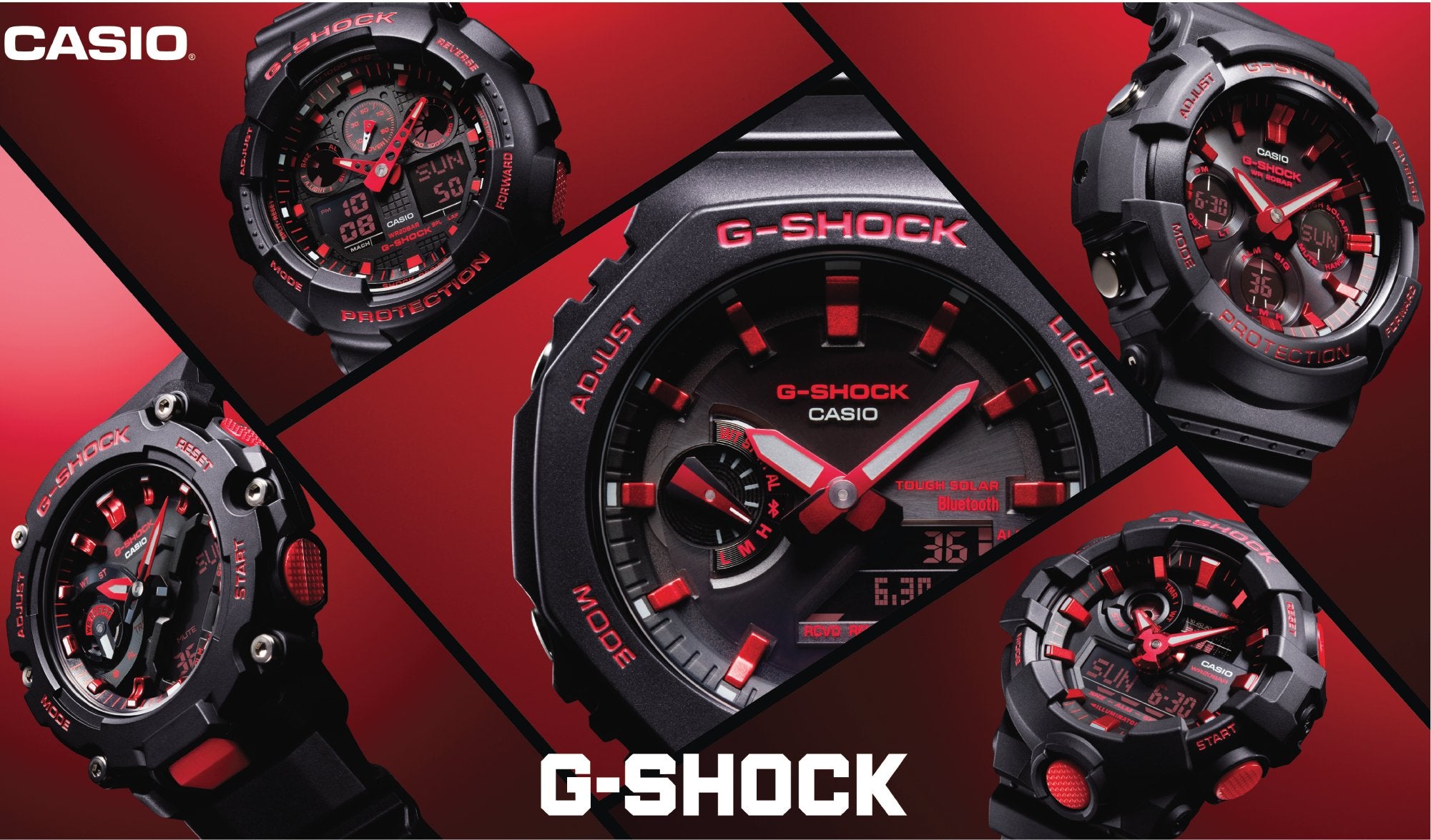 G-SHOCK’s Ignite Red series takes a classic colour combination to a new level - CASIO Australia