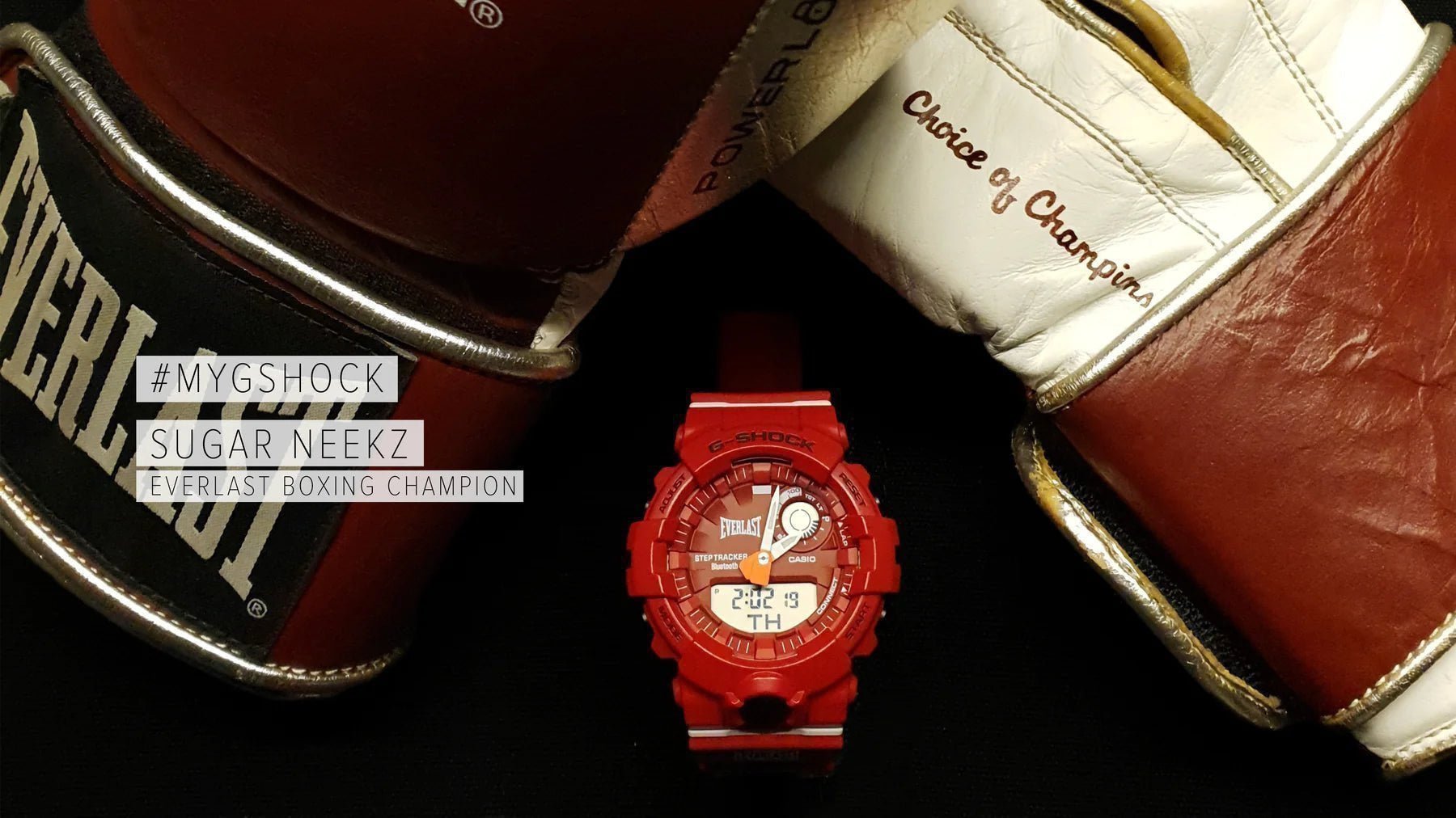 #MYGSHOCK Feat. Everlast Boxing Champion Sugar Neekz - CASIO Australia