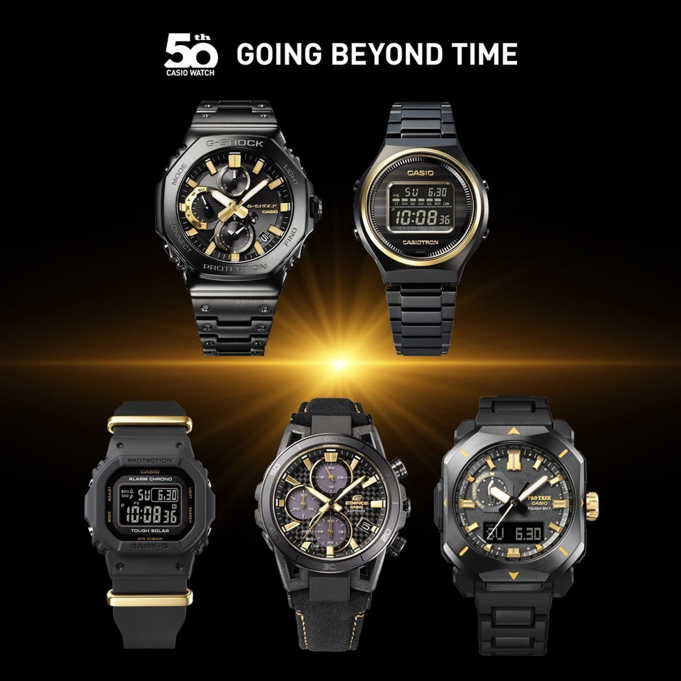 The CASIO 50th Anniversary Watchmaking Collection ZERO TO ONE