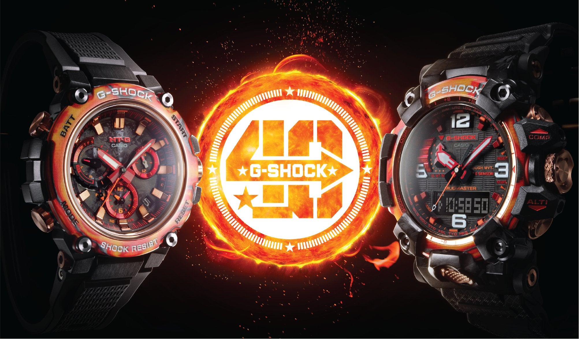 The G-SHOCK Flare Red Collection - CASIO Australia