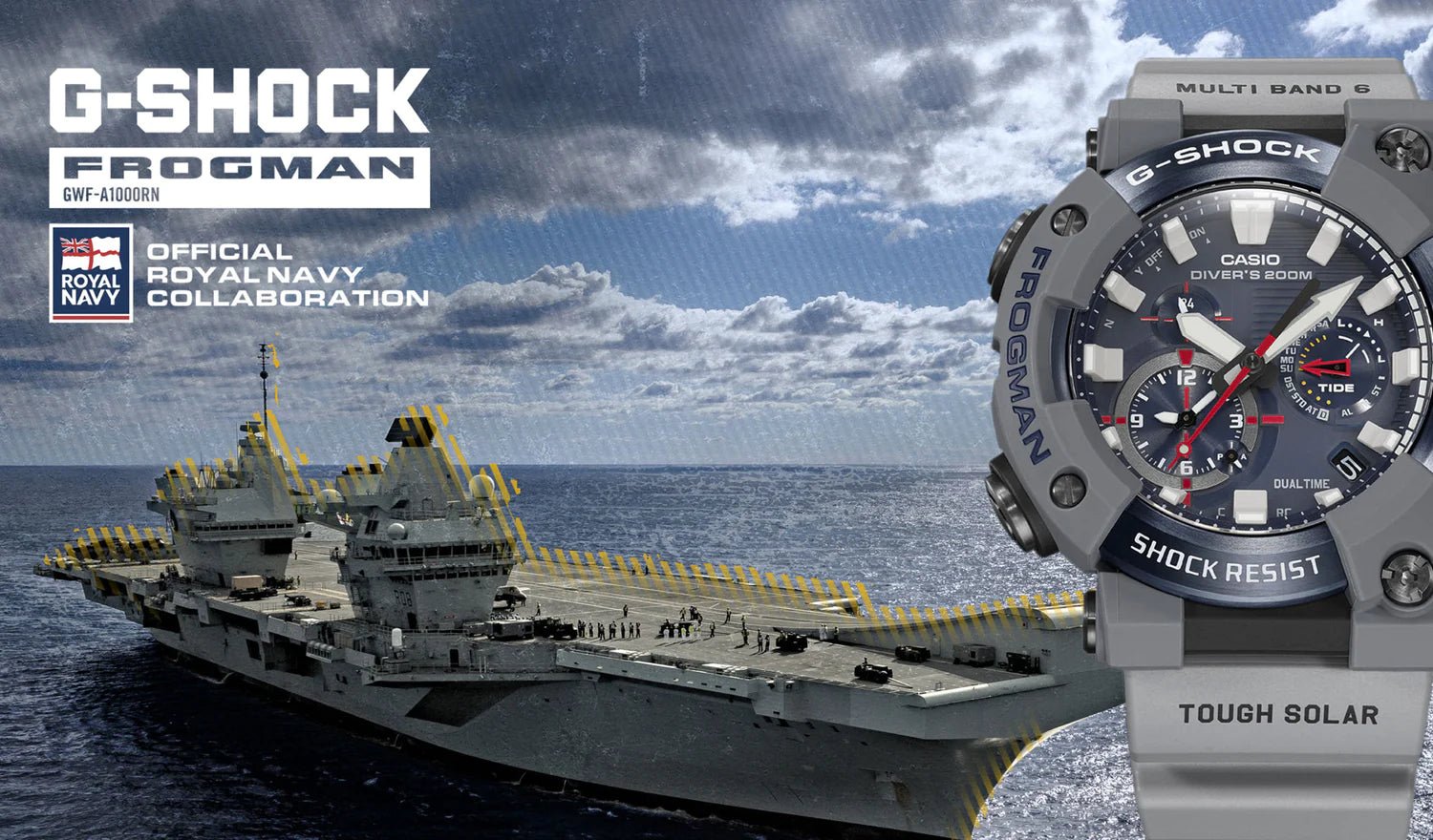 The G-Shock Royal Navy Frogman is the ultimate divers watch! - CASIO Australia