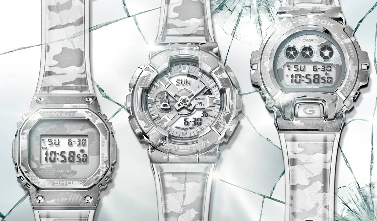 The new All-Metal-Bezel Skeleton Camo Series from G-Shock! - CASIO Australia