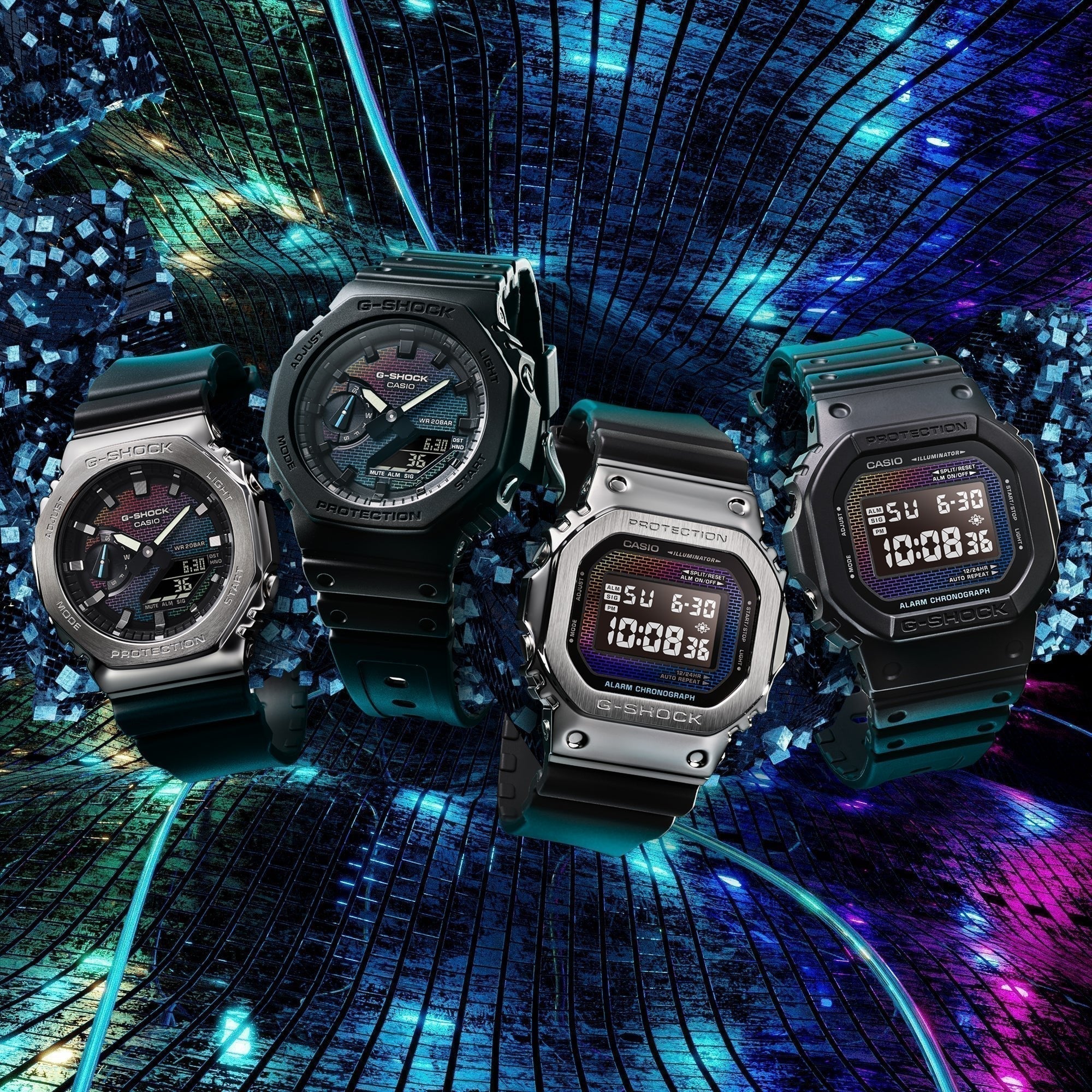 Vibrant Brick Motifs: A Nod to G-SHOCK’s Rugged Beginnings - CASIO Australia