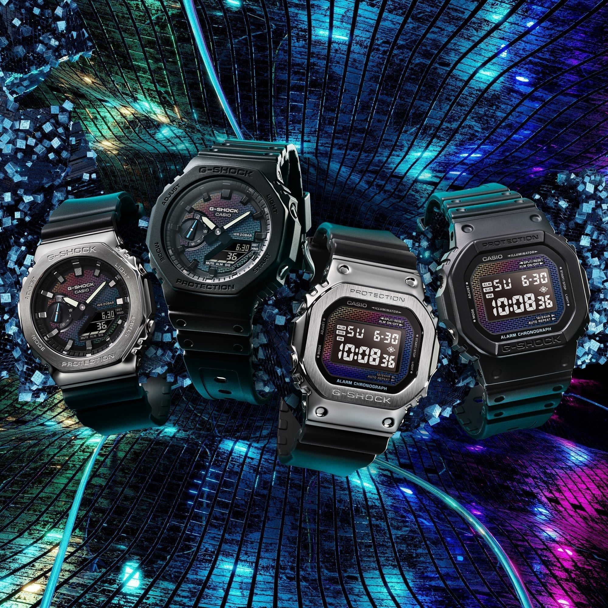 Vibrant Brick Motifs: A Nod to G-SHOCK’s Rugged Beginnings - CASIO Australia