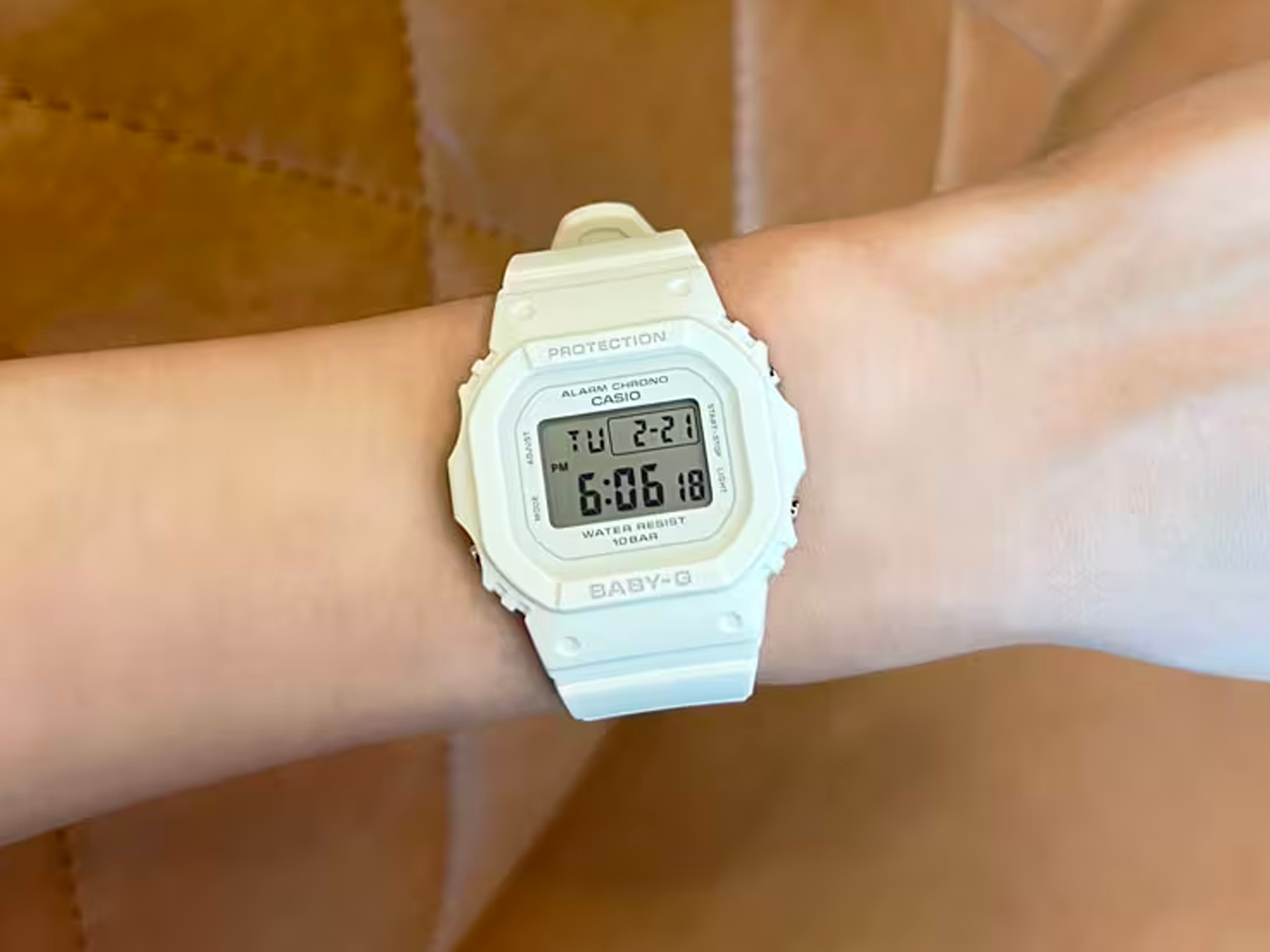 Baby-G World Snap White Digital Watch