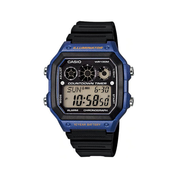 CASIO AE1300WH-2A Blue Black Digital Watch | CASIO Australia