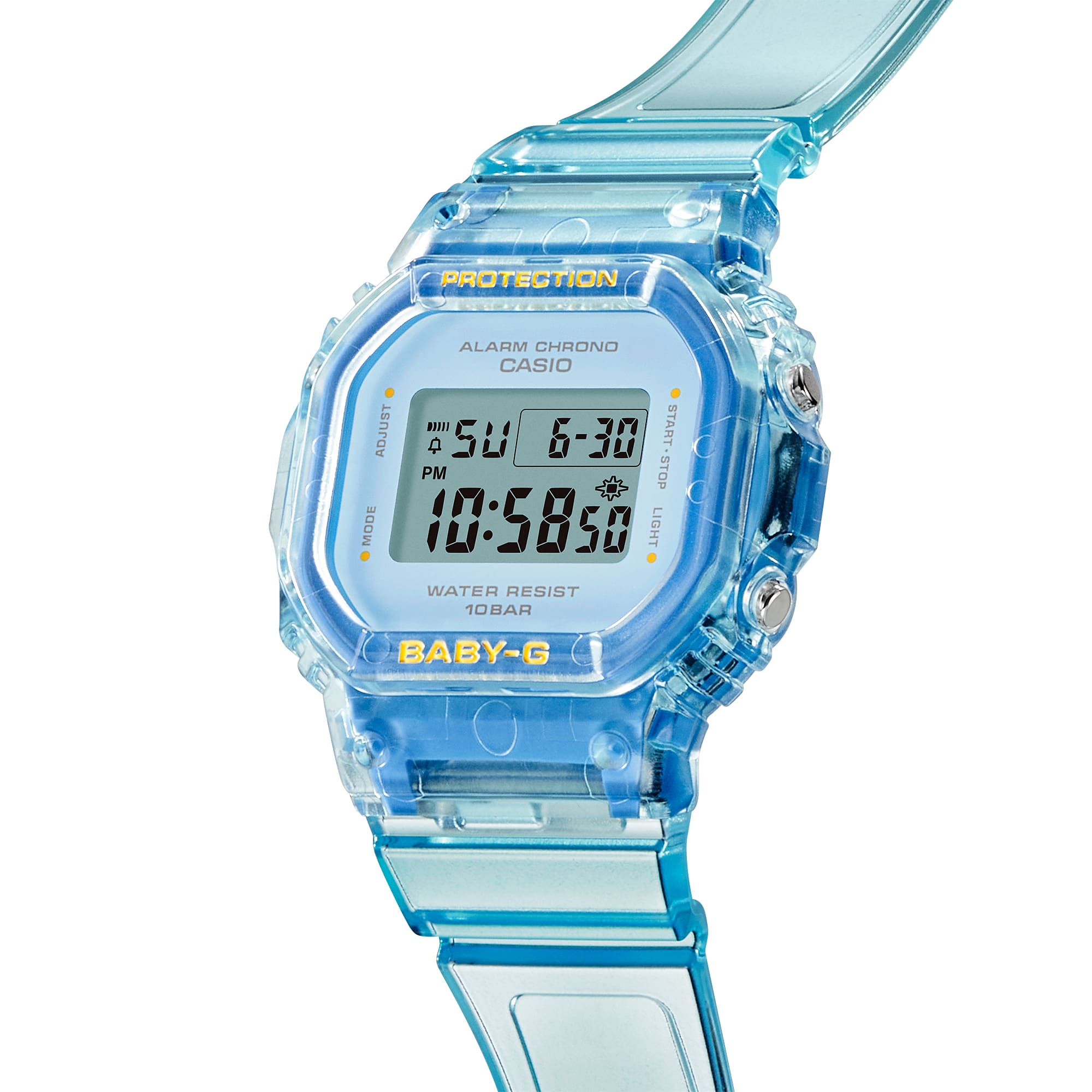 Baby g transparent watch online