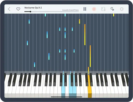 CASIO Music Space App Screen