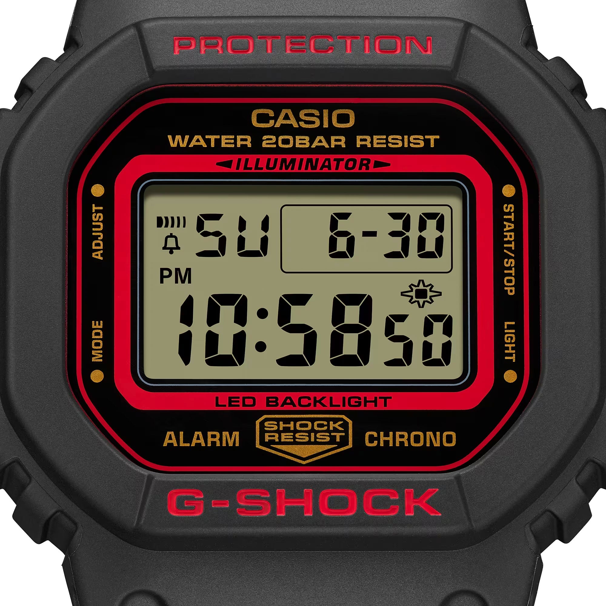 G-SHOCK DW5600KH-1D Watch Bezel