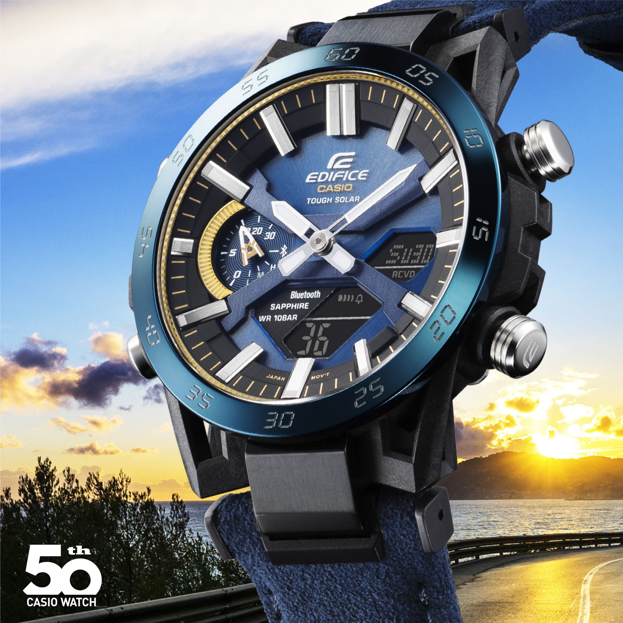 Edifice ECB2000SS 2A CASIO 50th Anniversary Watch