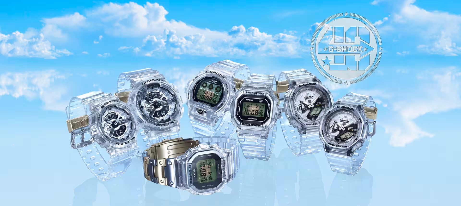 G-SHOCK Clear Remix Skeleton Watch Collection