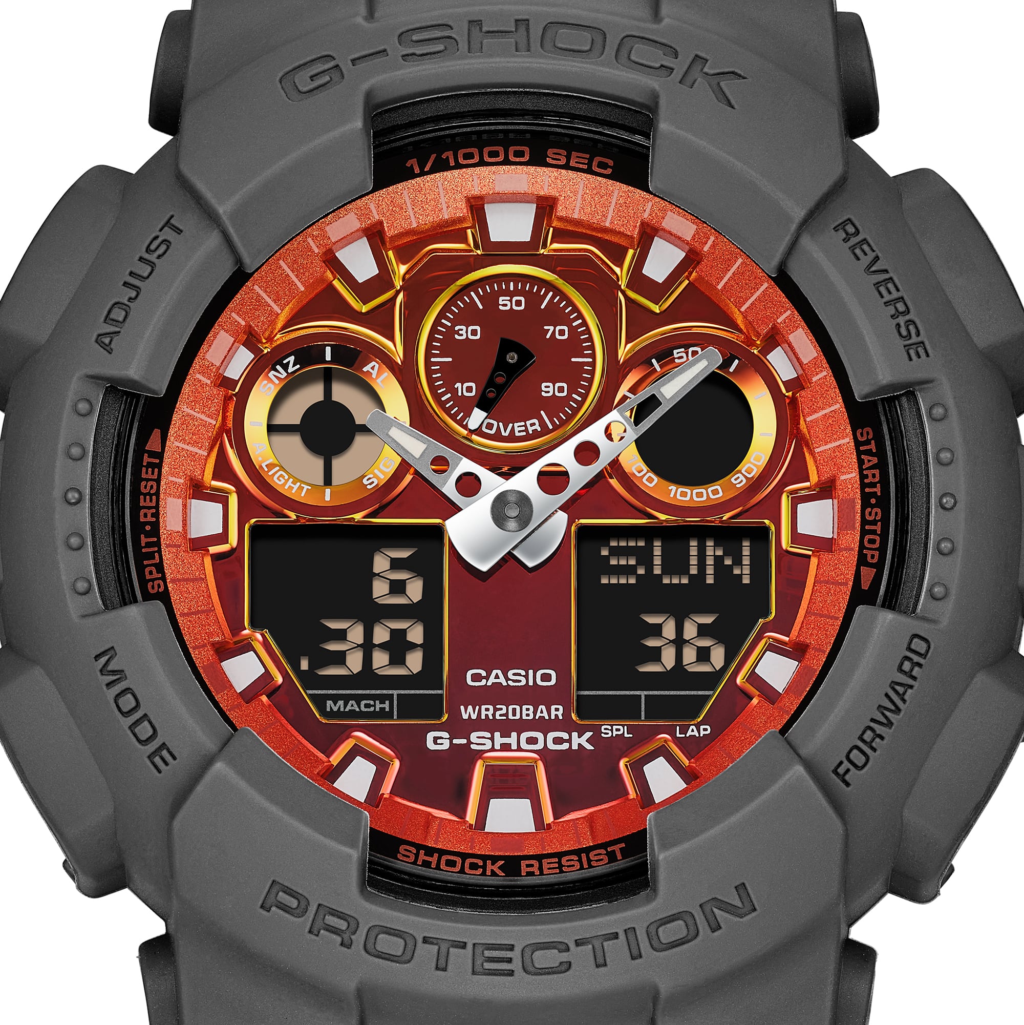 G - SHOCK - GA100FL - 8A - CASIO Australia