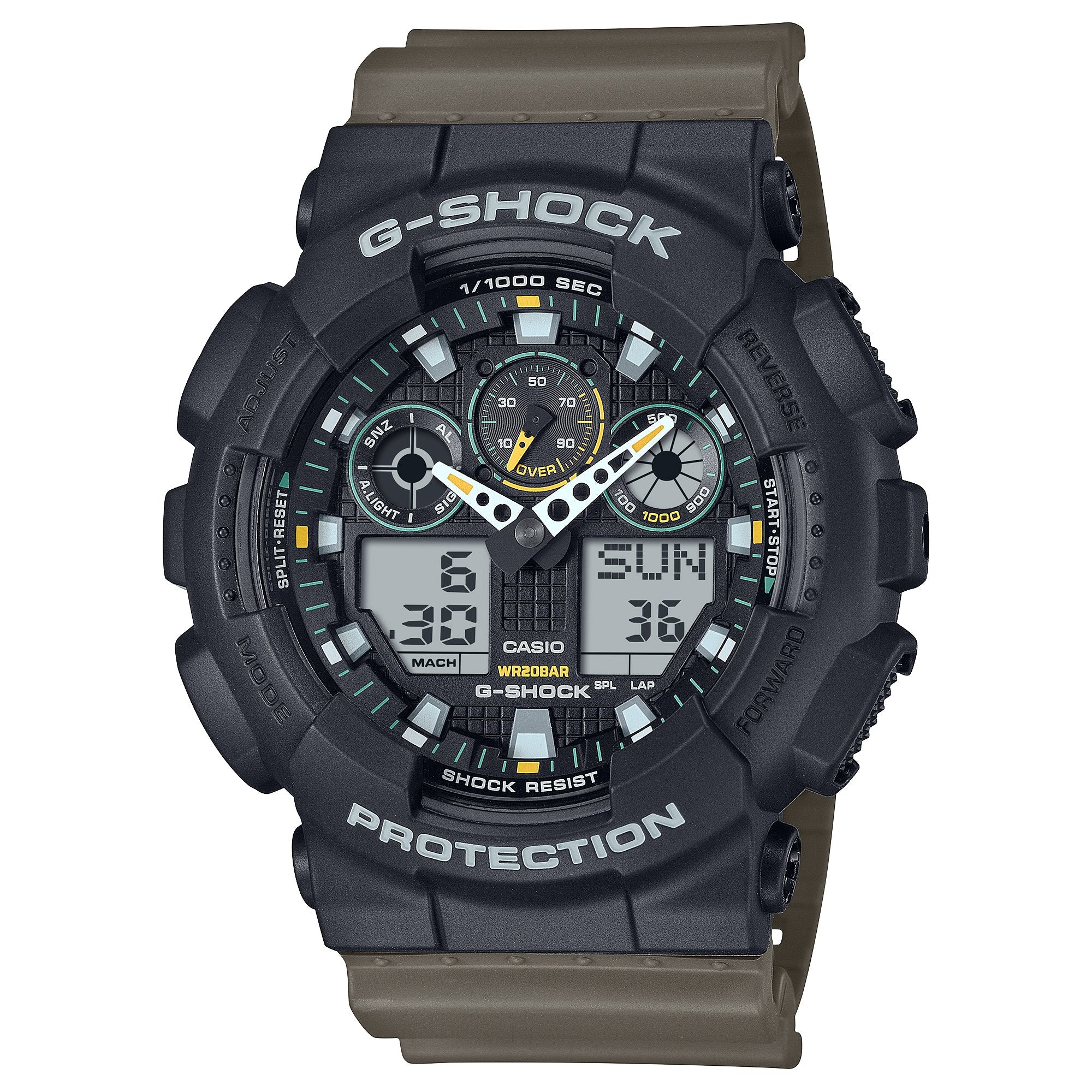 G - SHOCK - GA100TU - 1A3 - CASIO Australia