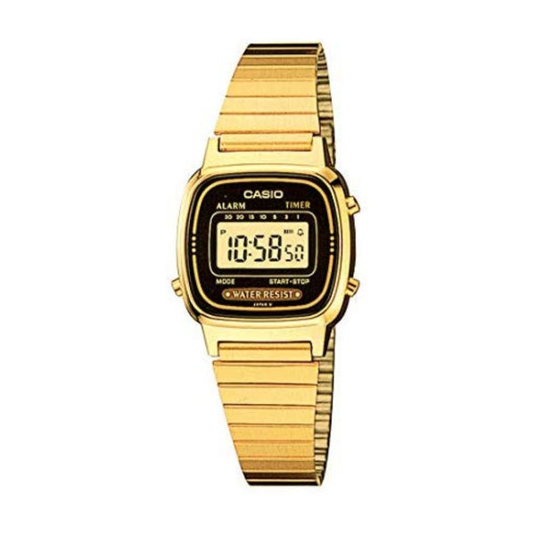 CASIO LA670WGA 1UR Vintage Gold Steel Ladies Watch