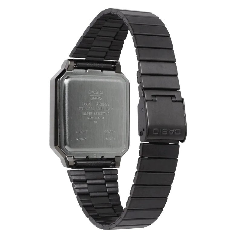 CASIO A100WEGG-1A2 Vintage Retro Classic Black Watch