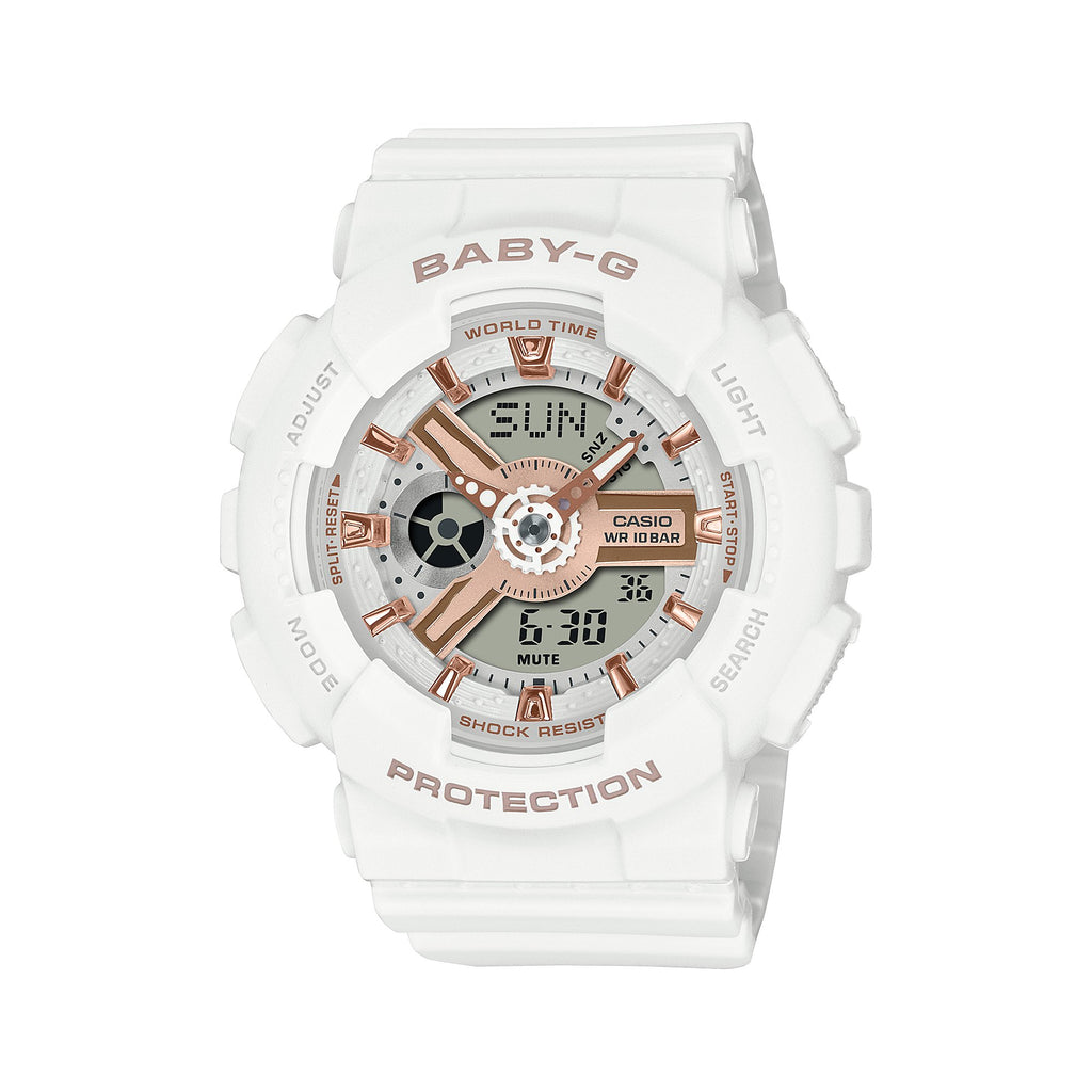 BABY G BA 110 Series BA110XRG 7A Womens Watch