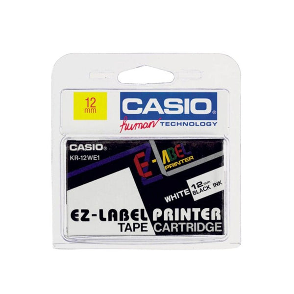 Casio 12mm 2025 white tape