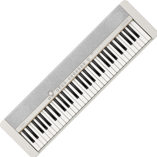 CASIO Music CT-S1 White 61-Key Portable Keyboard