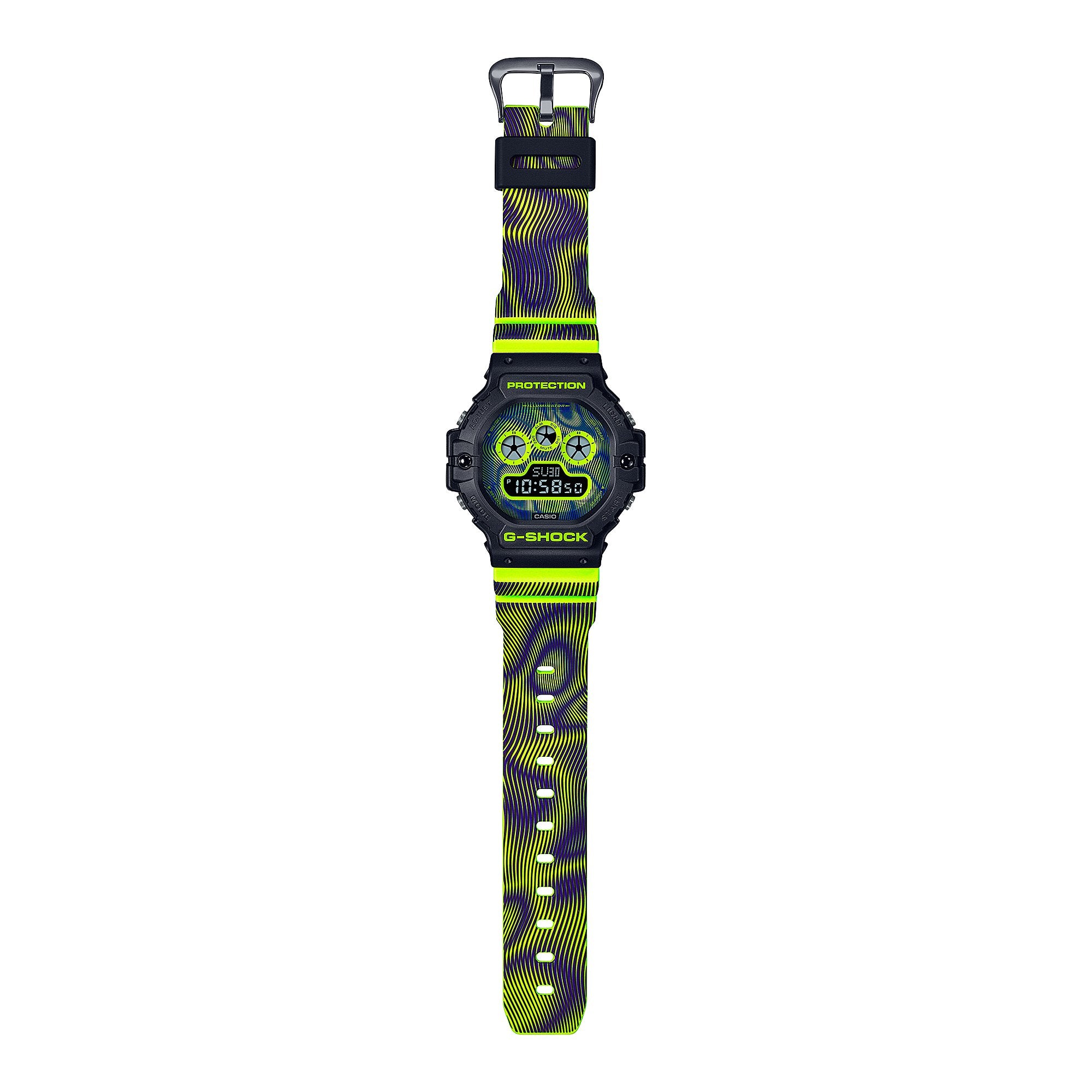 Neon yellow sales g shock