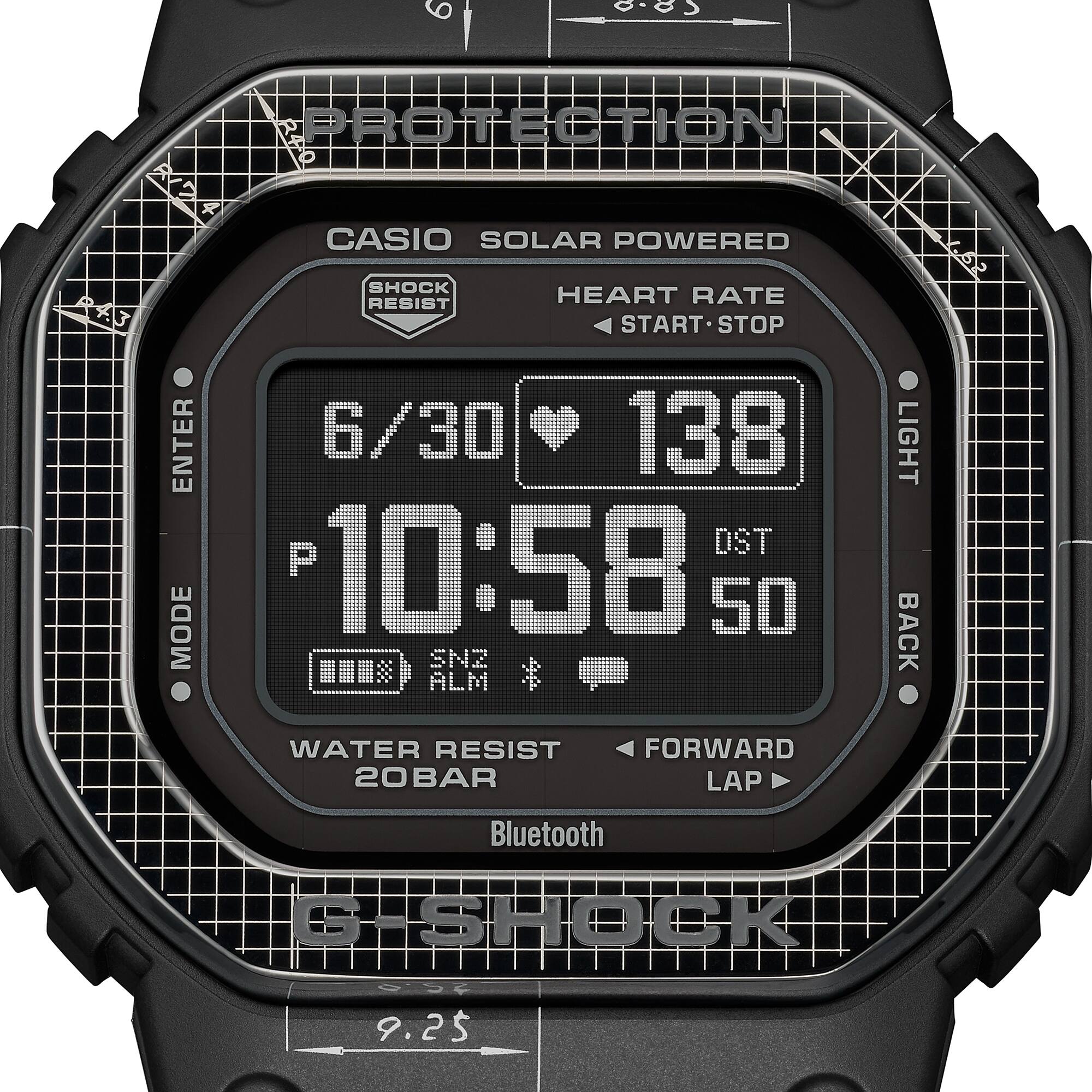 G-SHOCK DWH5600EX-1D G-SQUAD Black Multi-Sport Watch
