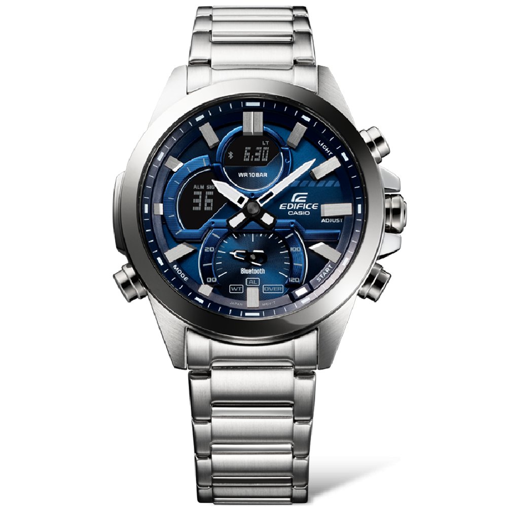Casio Edifice Male Analog Leather Watch | Casio – Just In Time