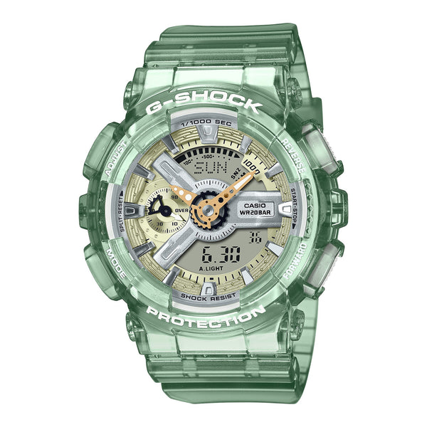 G SHOCK GMAS110GS 3A Transparent Green Women s Watch