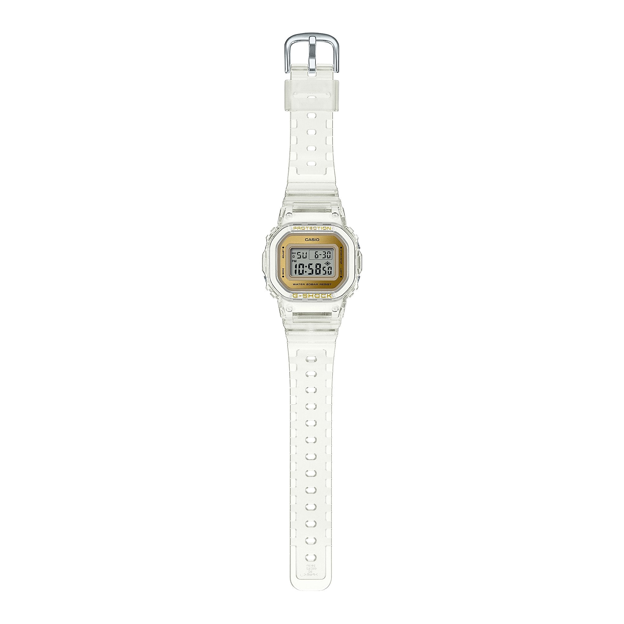 Casio g shock white and online gold