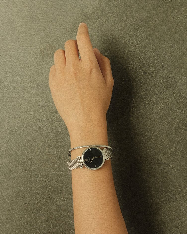 Casio silver clearance bracelet watch