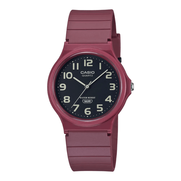 Casio matte cheap red vintage