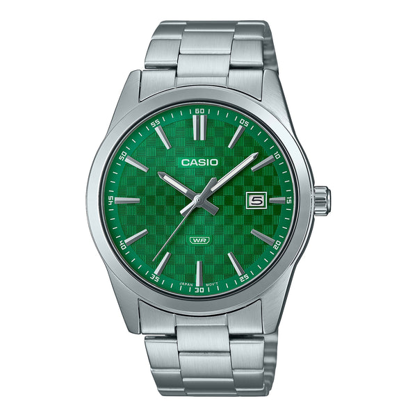 Casio green retro mili watch sale