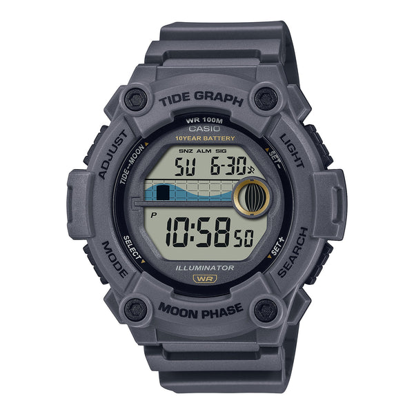 Casio tide and moon watch on sale